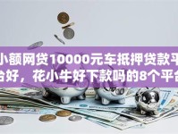 小额网贷10000元车抵押贷款平台好，花小牛好下款吗的8个平台介绍
