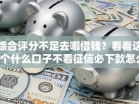 综合评分不足去哪借钱？看看这5个什么口子不看征信必下款怎么样