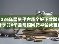 2026年网贷平台哪个好下款网友分享的6个合规的网贷平台我觉得不错！