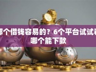 那个借钱容易的？6个平台试试看哪个能下款