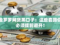 金罗罗网贷黑口子：这些套路你必须提前避开！