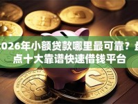 2026年小额贷款哪里最可靠？盘点十大靠谱快速借钱平台