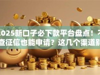 2025新口子必下款平台盘点！不查征信也能申请？这几个渠道别错过