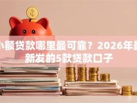 小额贷款哪里最可靠？2026年最新发的5款贷款口子