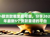 小额贷款哪里最可靠，分享2026年最新5个贷款靠谱的平台