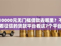 10000元无门槛借款去哪里？不看征信的贷款平台看这7个平台