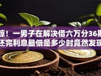 惊！一男子在解决借六万分36期还完利息最低是多少时竟然发现9个最新不查征信的口子，事后分享了出来