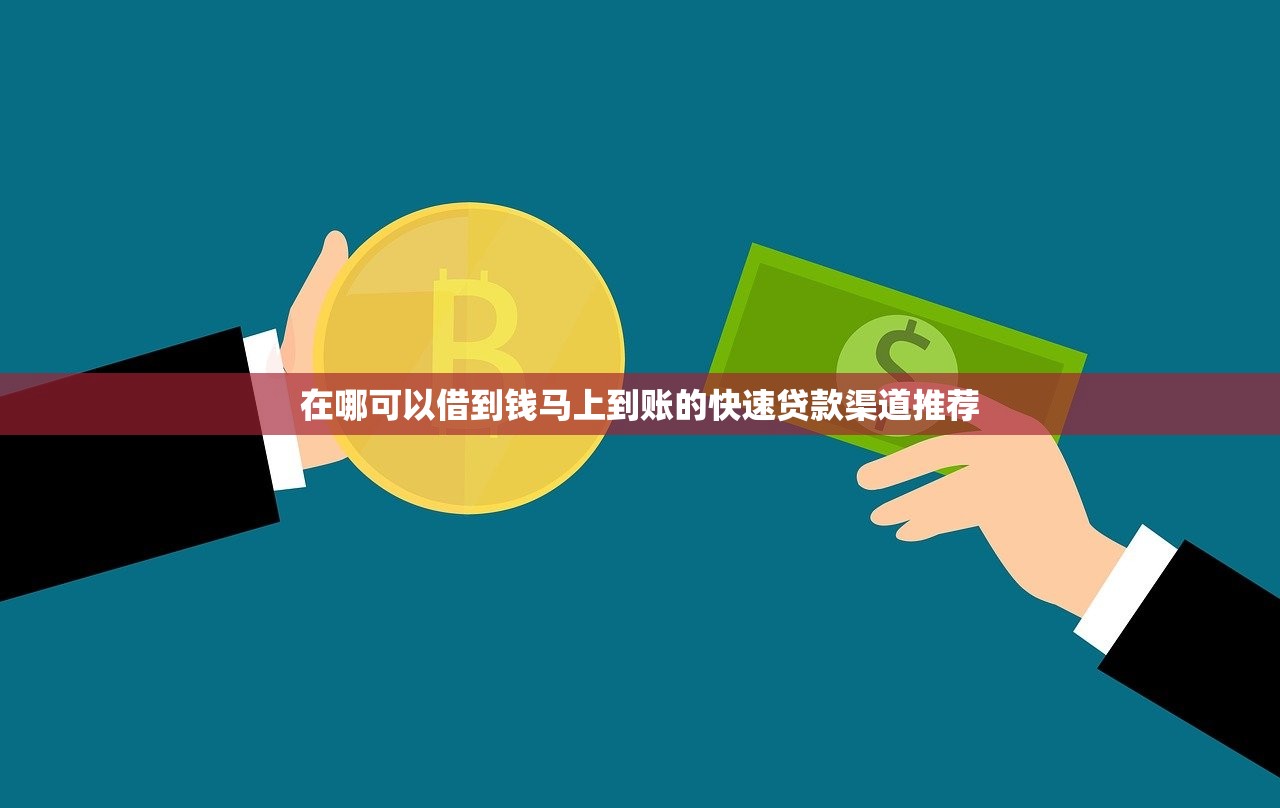 在哪可以借到钱马上到账的快速贷款渠道推荐