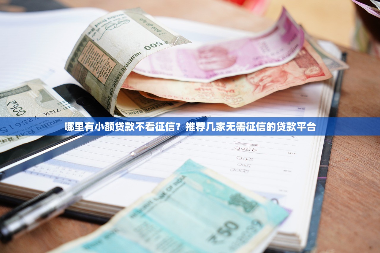 哪里有小额贷款不看征信？推荐几家无需征信的贷款平台