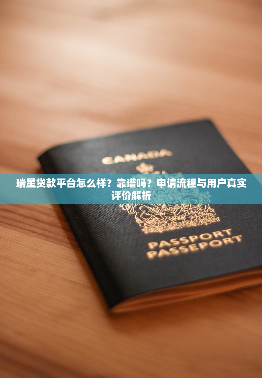 瑞星贷款平台怎么样？靠谱吗？申请流程与用户真实评价解析