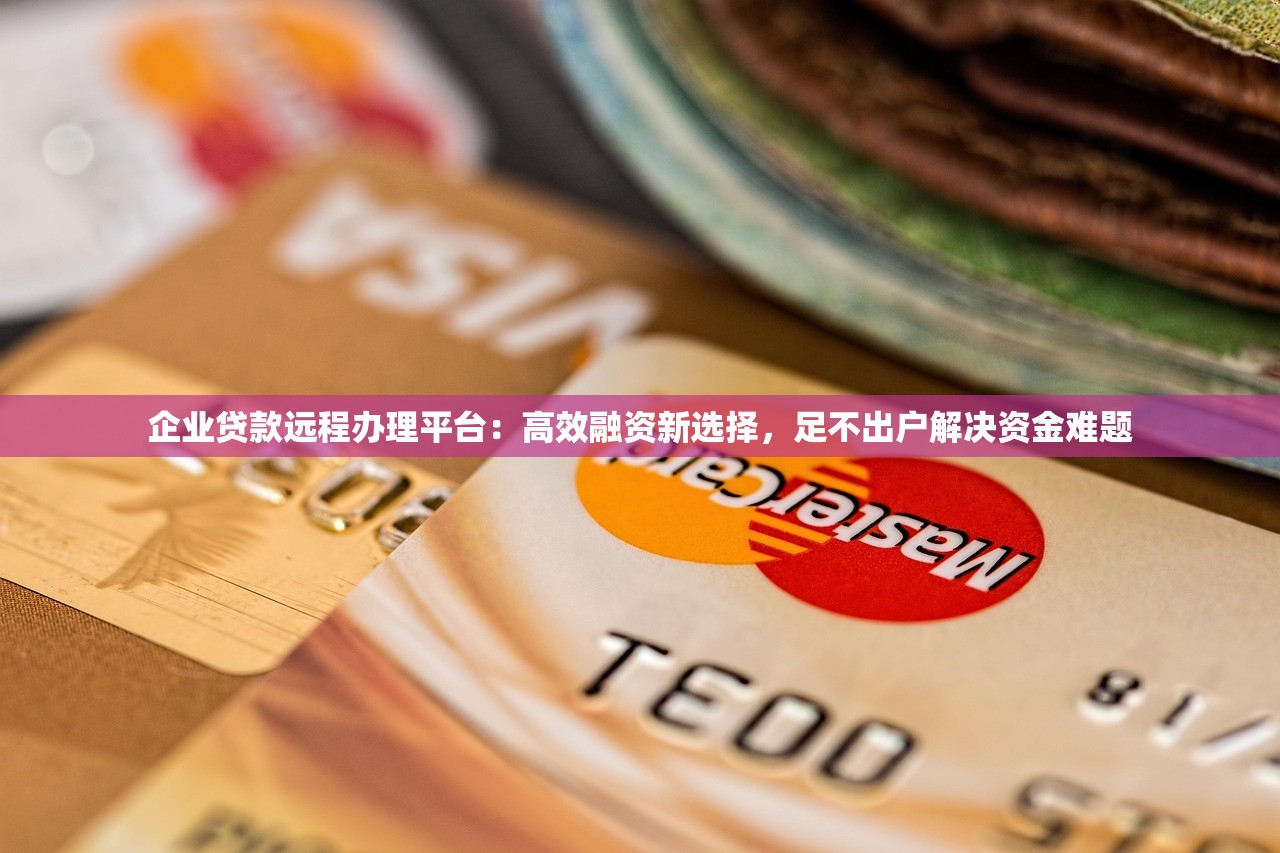 企业贷款远程办理平台：高效融资新选择，足不出户解决资金难题