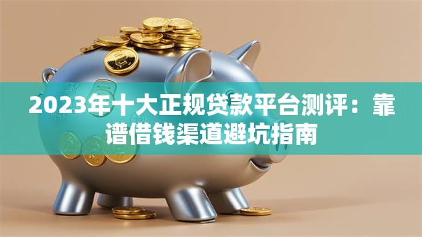 2023年十大正规贷款平台测评:靠谱借钱渠道避坑指南 2023年十大正规贷款平台测评:靠谱借钱渠道避坑指南