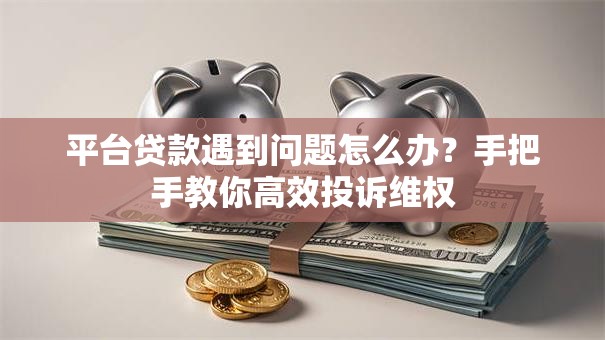 平台贷款遇到问题怎么办？手把手教你高效投诉维权