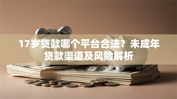 17岁贷款哪个平台合法？未成年贷款渠道及风险解析