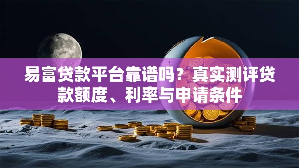 易富贷款平台靠谱吗？真实测评贷款额度、利率与申请条件