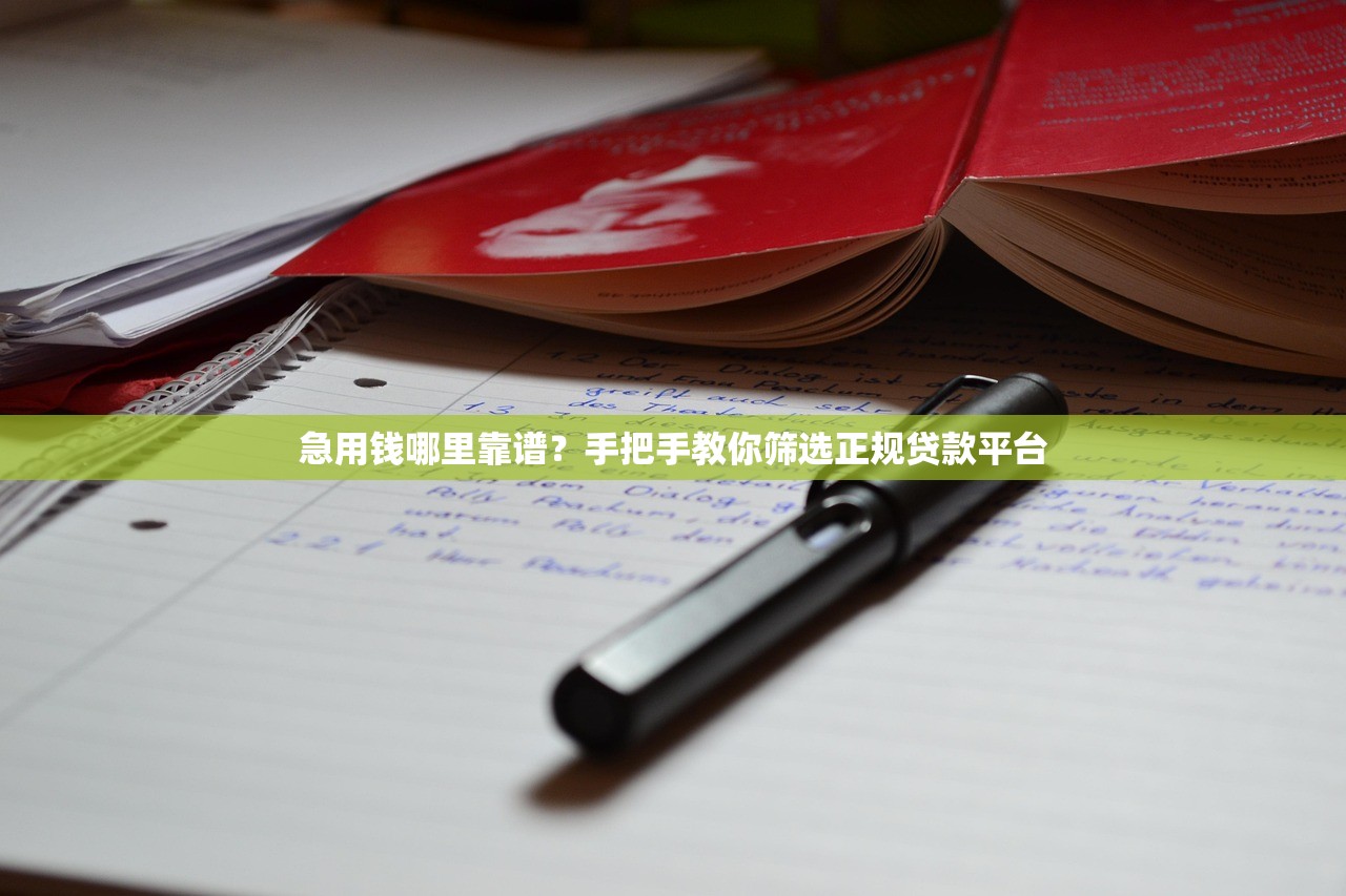 急用钱哪里靠谱?手把手教你筛选正规贷款平台 急用钱哪里靠谱?手把手教你筛选正规贷款平台