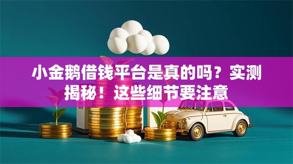 小金鹅借钱平台是真的吗?实测揭秘!这些细节要注意 小金鹅借钱平台是真的吗?实测揭秘!这些细节要注意