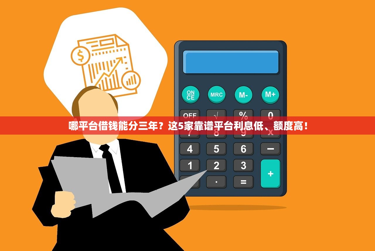 哪平台借钱能分三年？这5家靠谱平台利息低、额度高！