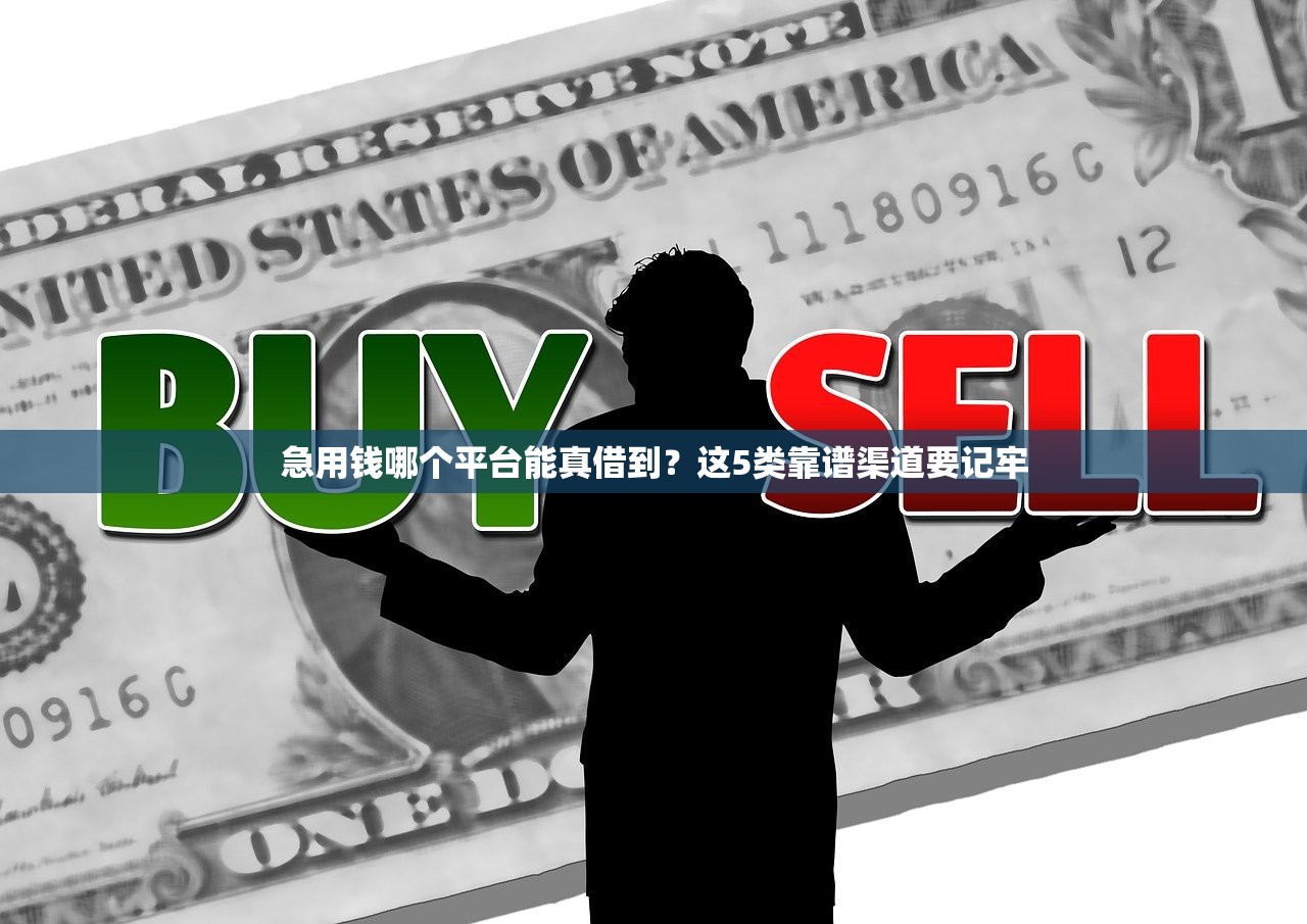 急用钱哪个平台能真借到？这5类靠谱渠道要记牢