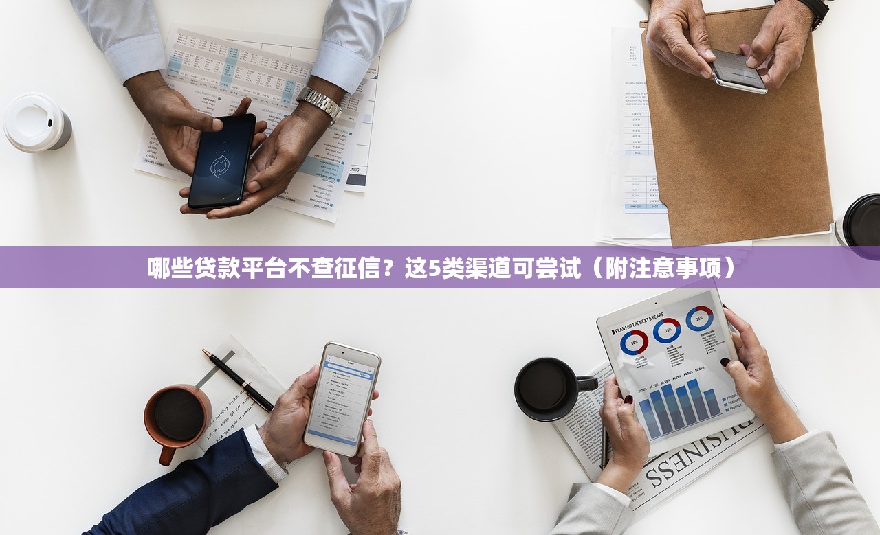 哪些贷款平台不查征信？这5类渠道可尝试（附注意事项）