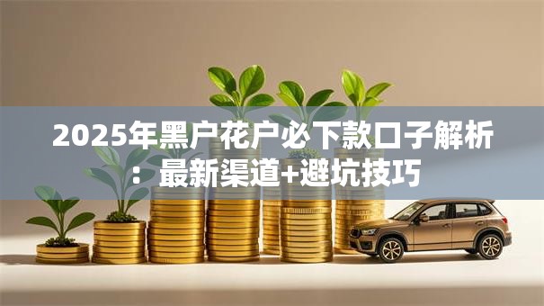 2025年黑户花户必下款口子解析：最新渠道+避坑技巧