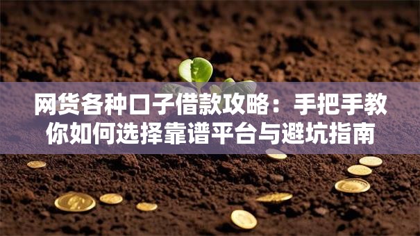 网货各种口子借款攻略:手把手教你如何选择靠谱平台与避坑指南 网货各种口子借款攻略:手把手教你如何选择靠谱平台与避坑指南