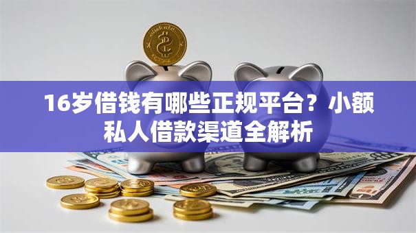 16岁借钱有哪些正规平台?小额私人借款渠道全解析 16岁借钱有哪些正规平台?小额私人借款渠道全解析