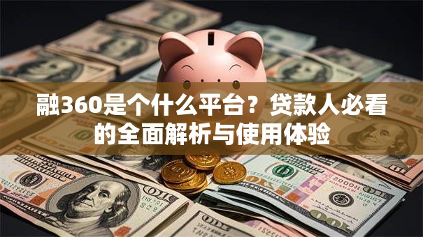 融360是个什么平台？贷款人必看的全面解析与使用体验