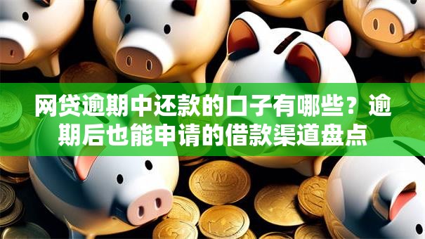 网贷逾期中还款的口子有哪些？逾期后也能申请的借款渠道盘点