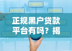 正规黑户贷款平台有吗？揭秘可靠渠道和避坑技巧