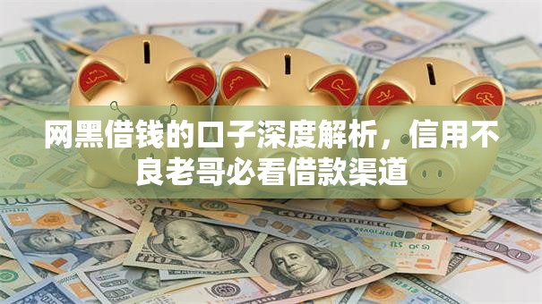网黑借钱的口子深度解析，信用不良老哥必看借款渠道