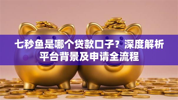 七秒鱼是哪个贷款口子？深度解析平台背景及申请全流程
