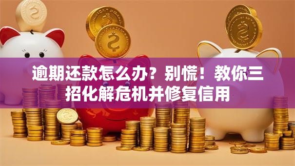 逾期还款怎么办？别慌！教你三招化解危机并修复信用