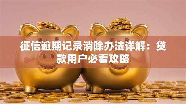 征信逾期记录消除办法详解：贷款用户必看攻略