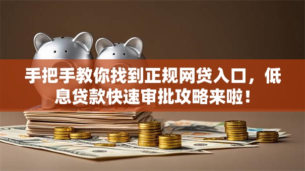 手把手教你找到正规网贷入口，低息贷款快速审批攻略来啦！