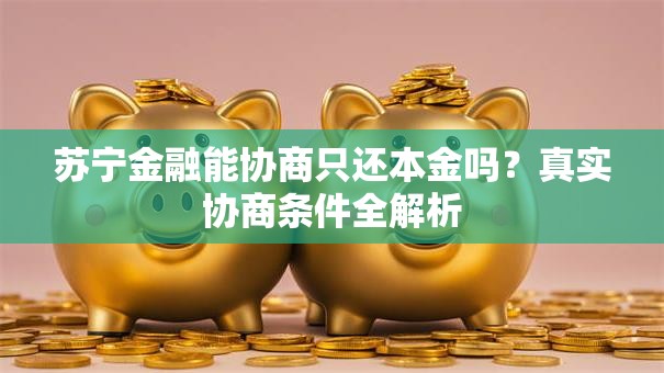 苏宁金融能协商只还本金吗？真实协商条件全解析