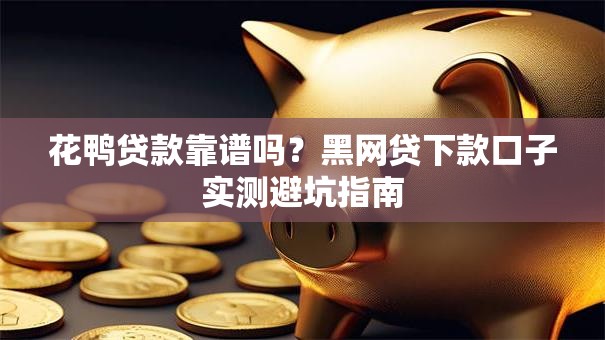 花鸭贷款靠谱吗？黑网贷下款口子实测避坑指南
