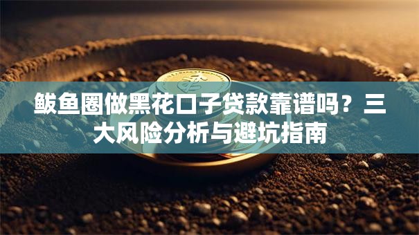 鲅鱼圈做黑花口子贷款靠谱吗？三大风险分析与避坑指南