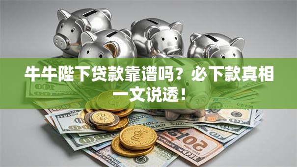 牛牛陛下贷款靠谱吗？必下款真相一文说透！