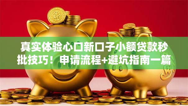 真实体验心口新口子小额贷款秒批技巧！申请流程+避坑指南一篇看懂