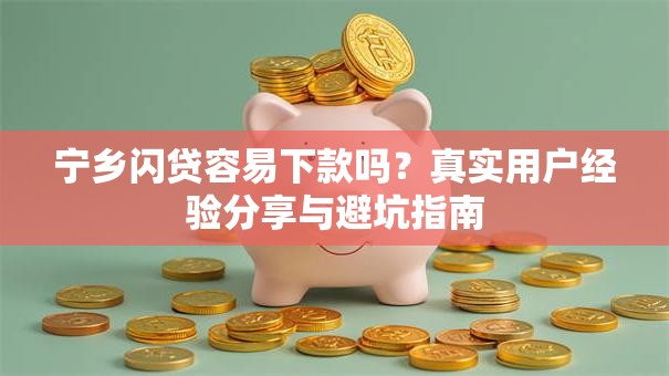 宁乡闪贷容易下款吗？真实用户经验分享与避坑指南