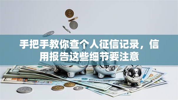 手把手教你查个人征信记录，信用报告这些细节要注意