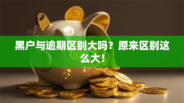 黑户与逾期区别大吗？原来区别这么大！
