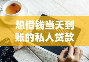 想借钱当天到账的私人贷款怎么选？这几个技巧让你快速搞定！