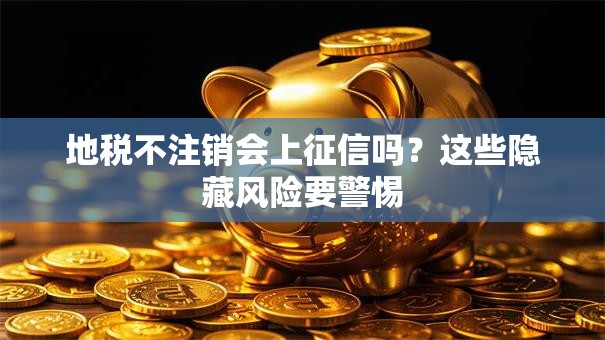 地税不注销会上征信吗？这些隐藏风险要警惕