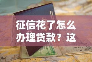 征信花了怎么办理贷款？这份详细避坑指南一定要看