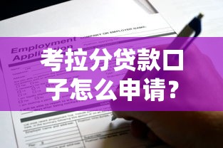 考拉分贷款口子怎么申请？真实体验+避坑指南看这篇就够了