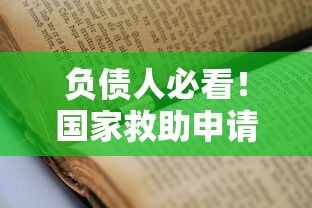 负债人必看！国家救助申请指南与贷款难题解决技巧