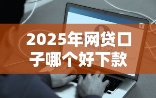 2025年网贷口子哪个好下款？这些平台资质全解析！