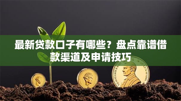 最新贷款口子有哪些？盘点靠谱借款渠道及申请技巧